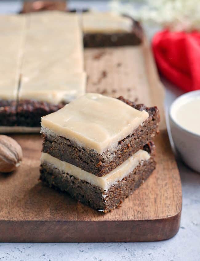 Paleo Vegan Ginger Molasses Cookie Bars Real Food with Jessica