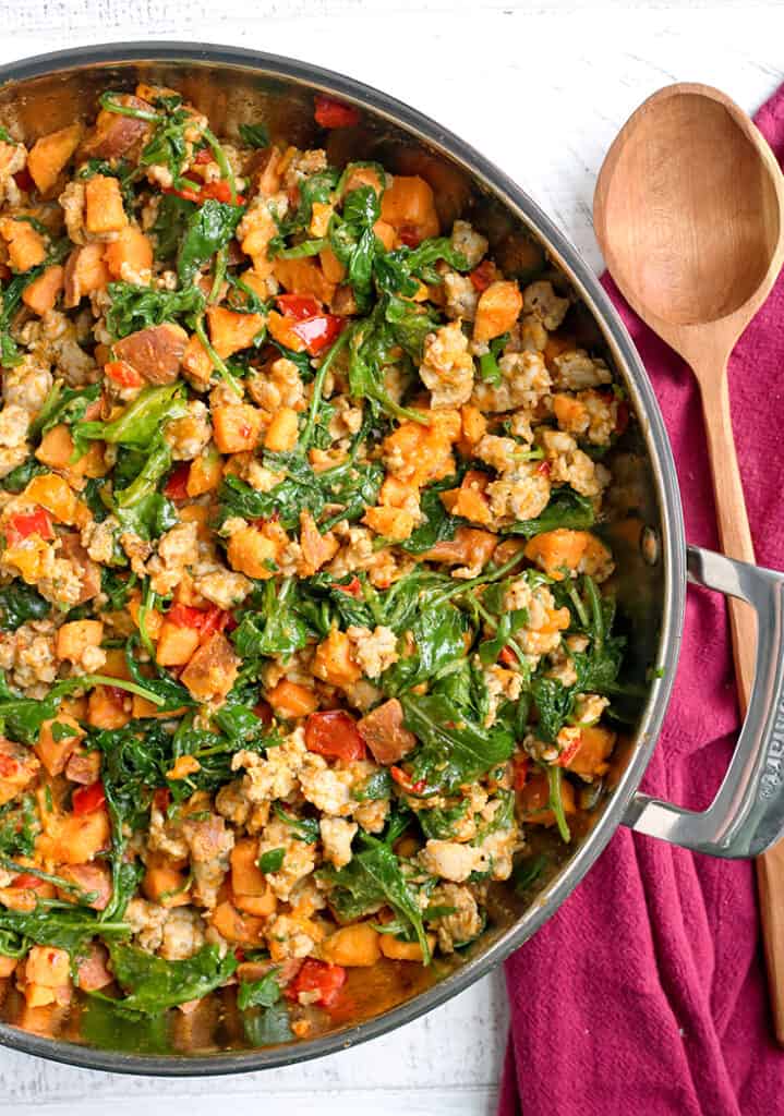 Paleo Whole30 Sweet Potato Sausage Hash Real Food with Jessica