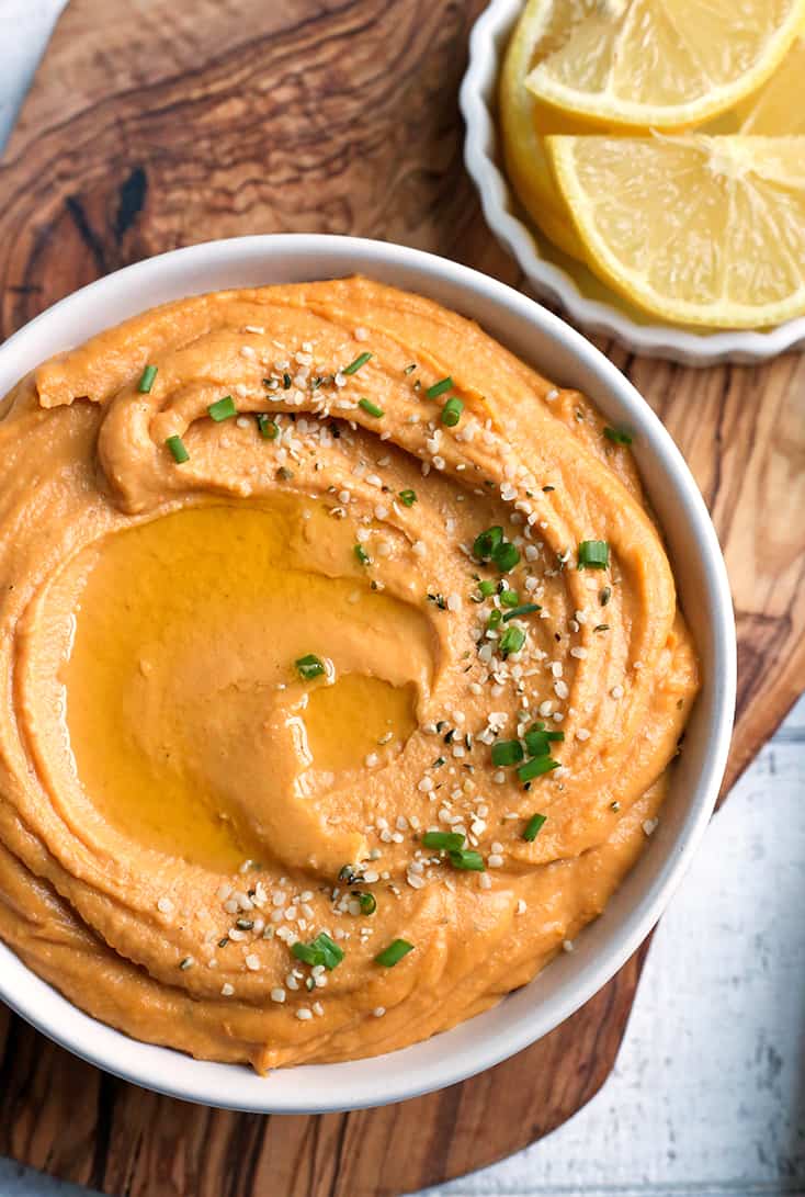 paleo hummus is a bowl