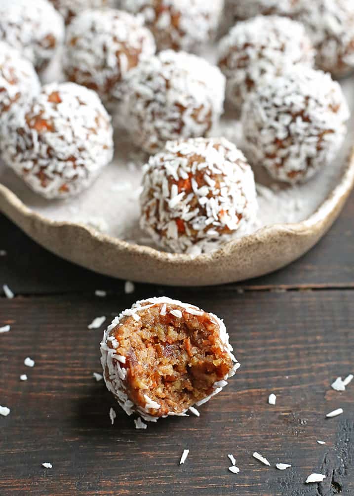 paleo carrot cake balls