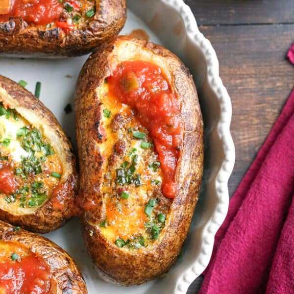 Paleo Whole30 Taco Potato Boats in a bowl.