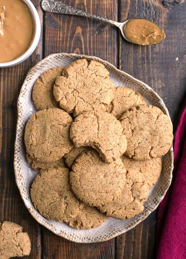Paleo Peanut Butter Cookies Real Food with Jessica