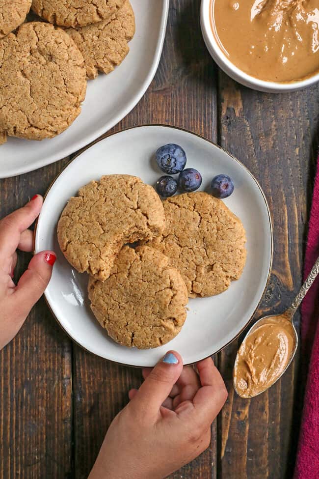 Paleo Peanut Butter Cookies Real Food with Jessica