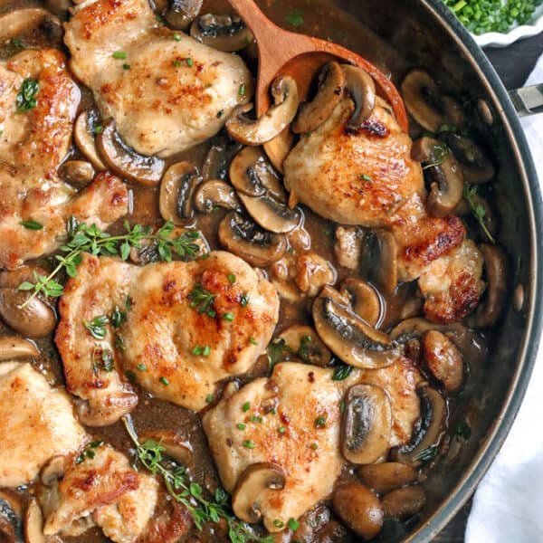 Paleo Creamy Mushroom Chicken