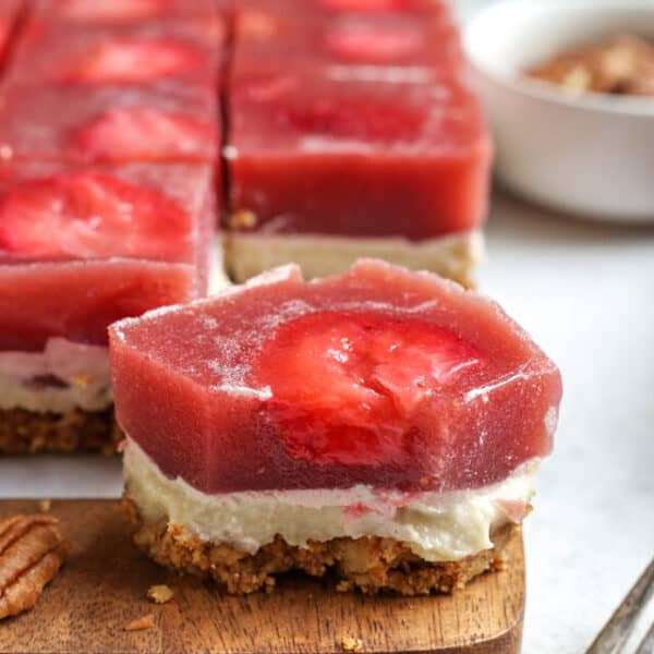 Paleo Strawberry Pretzel Salad