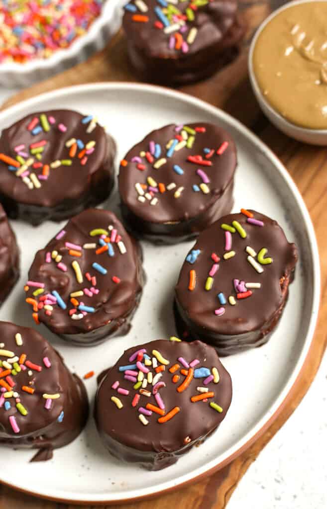 homemade candy bars with sprinkles on top 