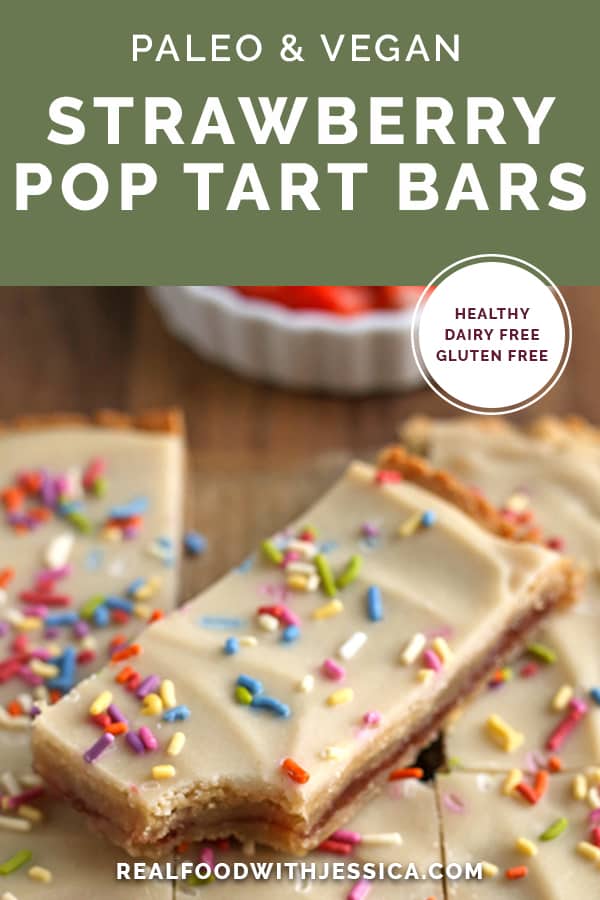 vegan pop tarts with text 