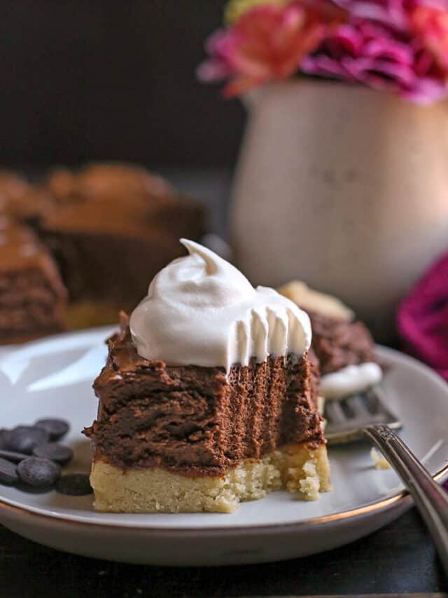 Gluten Free French Silk Pie Bars Real Food with Jessica