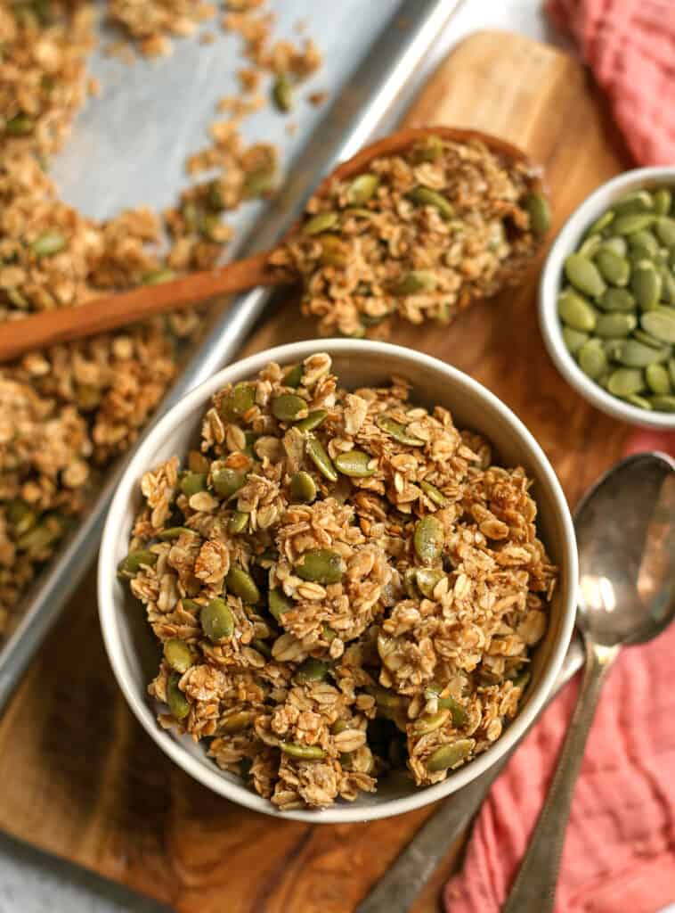 thumbnail image 2 of Pumpkin Seed Granola - Eat Move Make 2 of 14